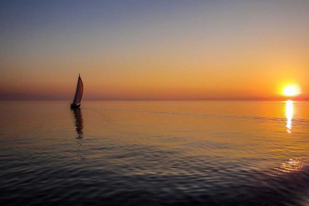 Sunrise Sailing in a Yacht in Mumbai at Gateway of India