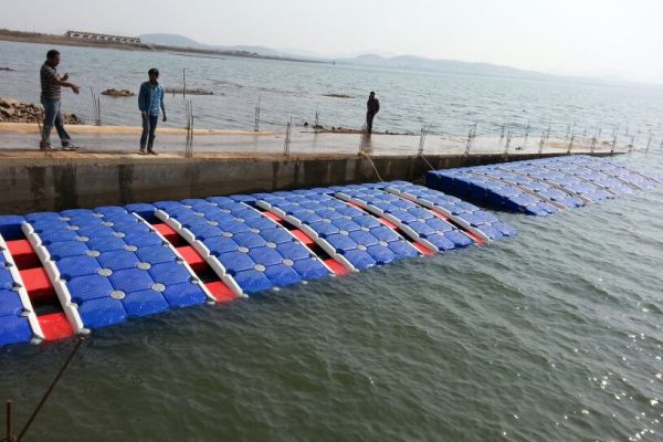 Pontoon for Boats at Gangapur Dam, Near Nashik, Maharashtra - 3